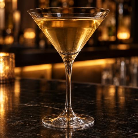 Illustration of a Hazelnut Martini
